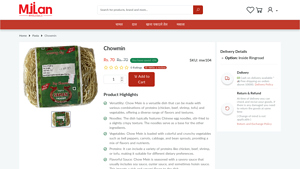 Milan Wholesale - Chow Mein Noodles