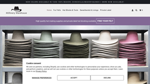 Millinery Warehouse - Beaver Capelines