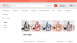 Mimi Wholesale - TG10773 Analise Clear Satchel/Crossbody Bag