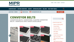 MIPR Corp - Conveyor Belts