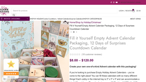 Miss Cookie Packaging - Fill It Yourself Advent Calendar