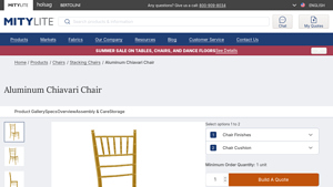 MityLite - Aluminum Chiavari Chair