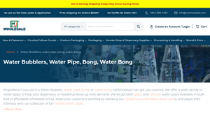 MJ Wholesale - Water Bubblers & Bongs