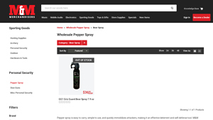 M&M Merchandisers - GG1 Griz Guard Bear Spray