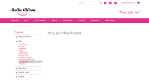 Mollie Allison - Church Hats for Women