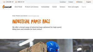 Mondi - Industrial Paper Bags