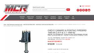 MCR - Replacement Ignition Distributor for Chevy Camaro & Pontiac Firebird