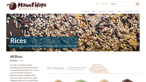 Mount Hope Wholesale - Premium Rice Selection