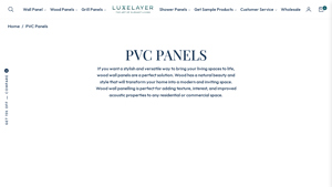 LuxeLayer - PVC Wall Panels