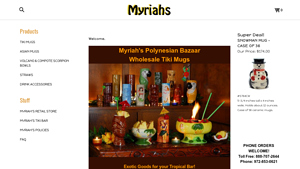 Myriahs - Tiki Mugs & Accessories