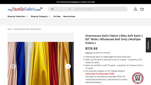 My Textile Fabric - Charmeuse Satin Fabric