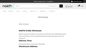 Nakto - Electric Bikes for Wholesale