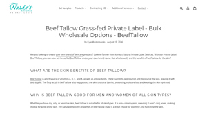 Nardos Natural - Beef Tallow