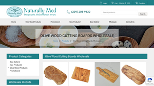 Naturally Med - Olive Wood Cutting Boards