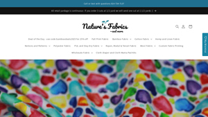 Nature's Fabrics - Cotton/Spandex Jersey Fabric