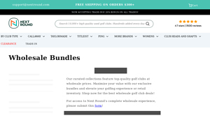 Nextround Golf - Wholesale Golf Clubs