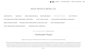 NMBEAD - Premium White Pearl Bead Strands