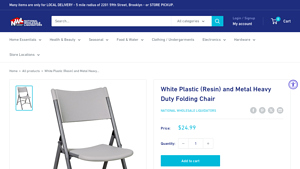 NWl - Heavy Duty Folding Chair