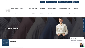 Oasis Shirts - Linen Apparel