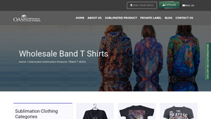 Oasis Sublimation - Vintage Rock Band T-Shirts