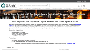 O.Berk - Durable Glass Spirit Bottles