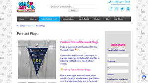 Oh My Print Solutions - Custom Printed Pennant Flags