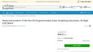 Texas Instruments - TI-84 Plus CE Graphing Calculator