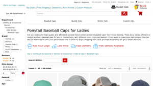 Opentip - Ponytail Hats & Custom Baseball Caps