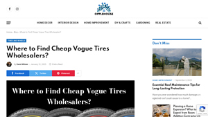 Vogue Tyre - Premium Tires
