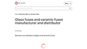OptiFuse - Glass and Ceramic Fuses