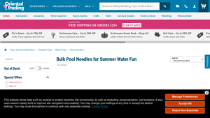 Oriental Trading - Pool Noodles