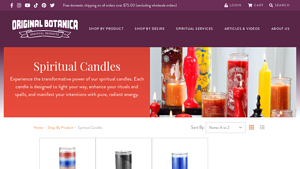 Original Botanica - Ritual & Spiritual Candles