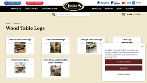 Osborne Wood - Wood Table Legs