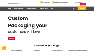 Oxo Packaging - Custom Mylar Bags