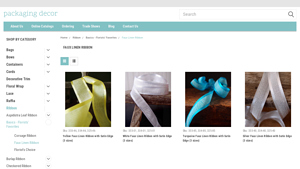 Packaging Decor - Faux Linen Ribbon