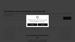 Padel Corner - Wholesale Padel Rackets & Apparel