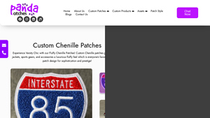 Panda Patches - Custom Chenille Patches
