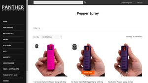 Panther Wholesale - Clamshell Pepper Spray Collection