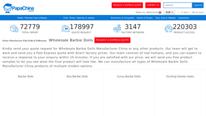 PapaChina - Wholesale Barbie Dolls Manufacturer