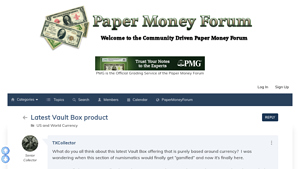 Vault Box - Mystery Currency Experience