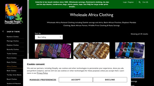 Peaceful People - Dashiki Shirts & Batik Ponchos