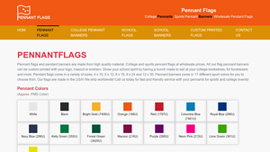 Pennant Flags - Custom Printed Banners