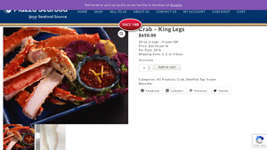 Piazza Seafood - King Crab Legs