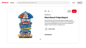 Pinterest - Customized Resin Fridge Magnets