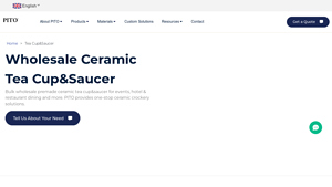 Pito - Wholesale Ceramic Tea Cups & Saucers