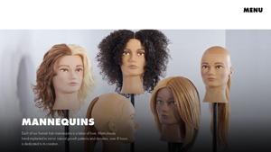 Pivot Point - Human Hair Mannequin Heads