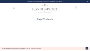 Planned & Proper - 2023 Daily Planner