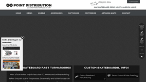 Point Distribution - Custom Skateboard Manufacturing