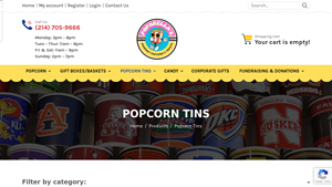 Poparellas - Gourmet Popcorn Tins