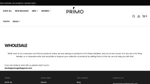 Primo Golf Apparel - Wholesale Golf Clothing